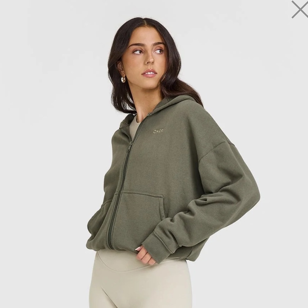 Alpine Green Zip Hoodie Oner Active